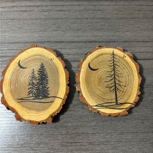 Handmade Wooden Tree‎ Rounds Decorations